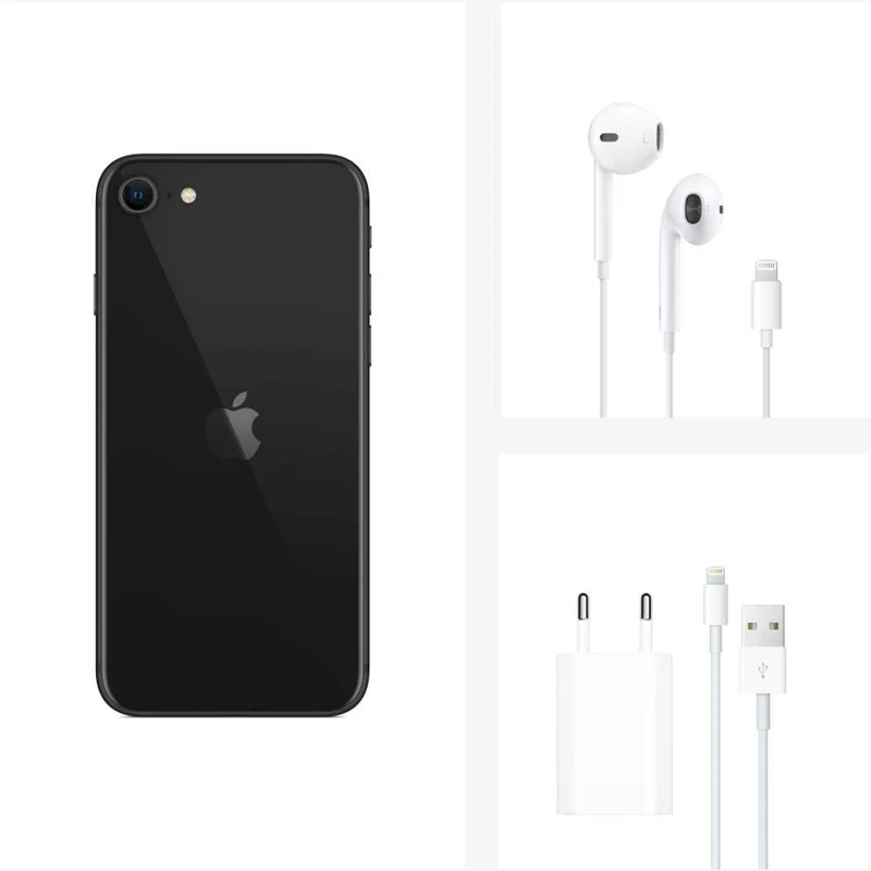 Смартфон APPLE iPhone SE 2020 64Gb MX9R2RU/A черный | Мобильные телефоны и аксессуары