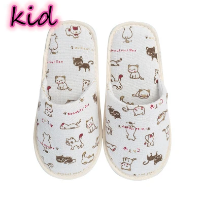 Высококачественные льняные одноразовые Тапочки для отеля мягкие тапочки на