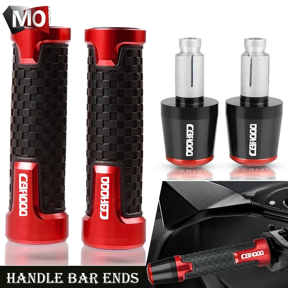 

7/8'' 22mm Motorcycle handle bar grips end Handlebar grip Cover For honda CBF1000 CBF 1000 A 2006 2007 2008 2009 2010 2011 2013