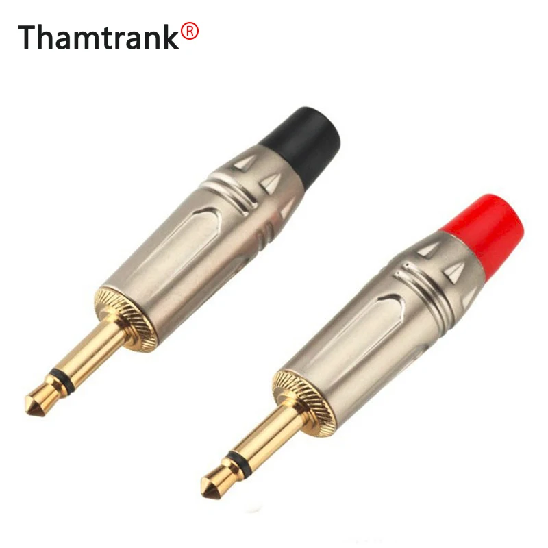

100pcs Pearl nickel-plated High quality 3.5mm Jack Wire Connector Jack 3.5 audio video plug mono Jack Earphone Connector