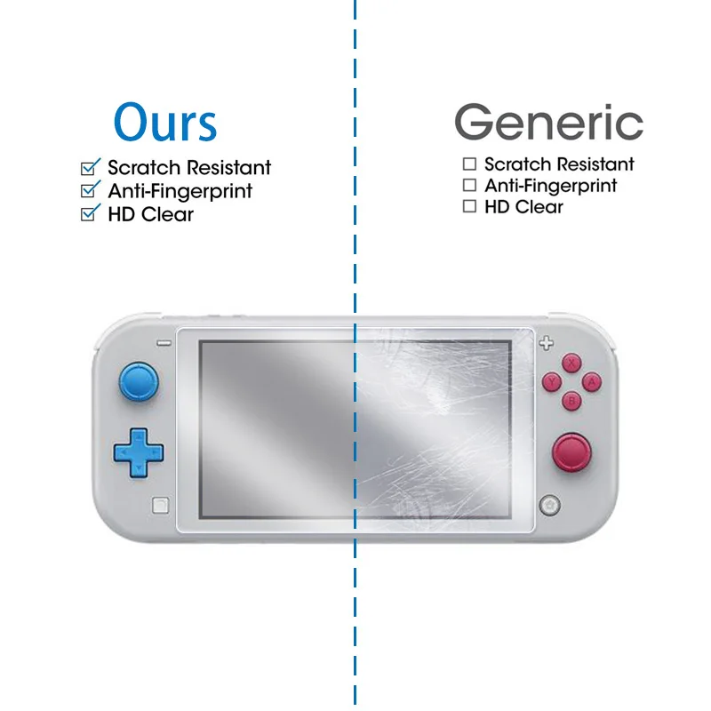 Switch Lite, закаленное стекло, прозрачное, Full HD, Защитная пленка для экрана, Защитная пленка для Nintendo doswitch Lite, консоль