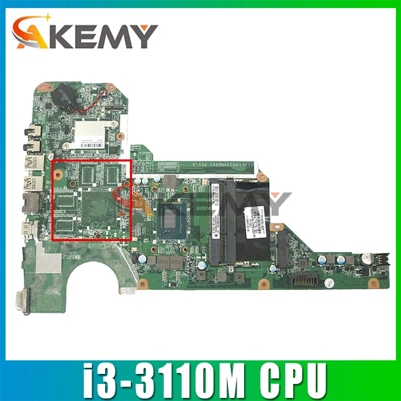 

For HP G4-2000 G6-2000 Laptop Motherboard 710873-501 710873-001 With SR0N2 i3-3110M CPU DAR33HMB6A0 MB 100% Tested Fast Ship