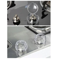 6 pcs baby safety oven lock lid gas stove knob covers infant child protector safety material and accurate size kitchen
