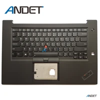 new original for lenovo thinkpad x1 extreme p1 1st laptop palmrest upper case c cover us keyboard 01yu756 01yu757 460 0dy07 0002