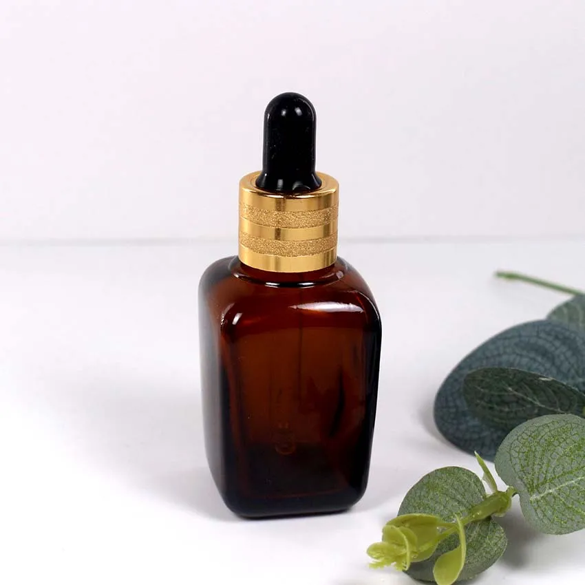 10 мл 20 30 50ml100ml коричневый Стекло Квадратная бутылка капельница косметические