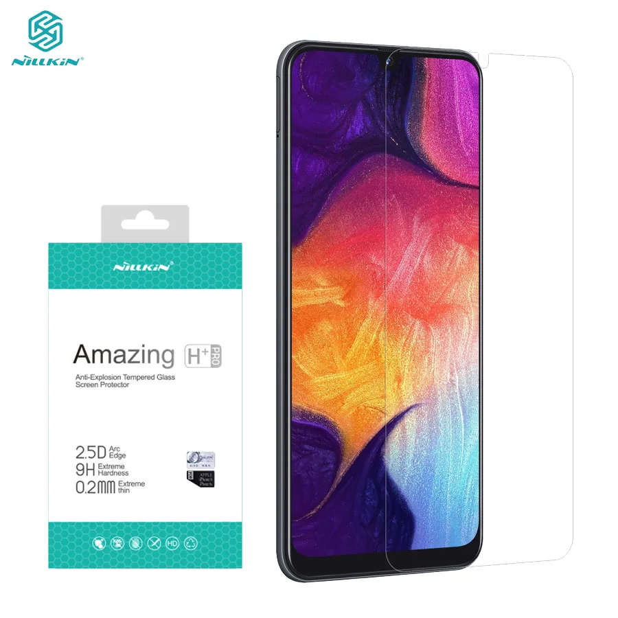 Для Samsung Galaxy F41 A50 A20 A30 M30 M30S M31 M21 закаленное стекло Nillkin H + PRO противоударное 2.5D 9H