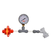 1set durable blowtie diaphragm spunding valve set adjustable pressure relief brewing assembly with gauge 0 40 psi