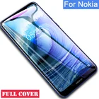 Закаленное стекло для Nokia 5, 6, 7 Plus, 8, 9, 2,1, 3,1, 5,1, 6,1, 7,1, X5, X7, защитный стеклянный чехол с полным покрытием, Защитная пленка для экрана