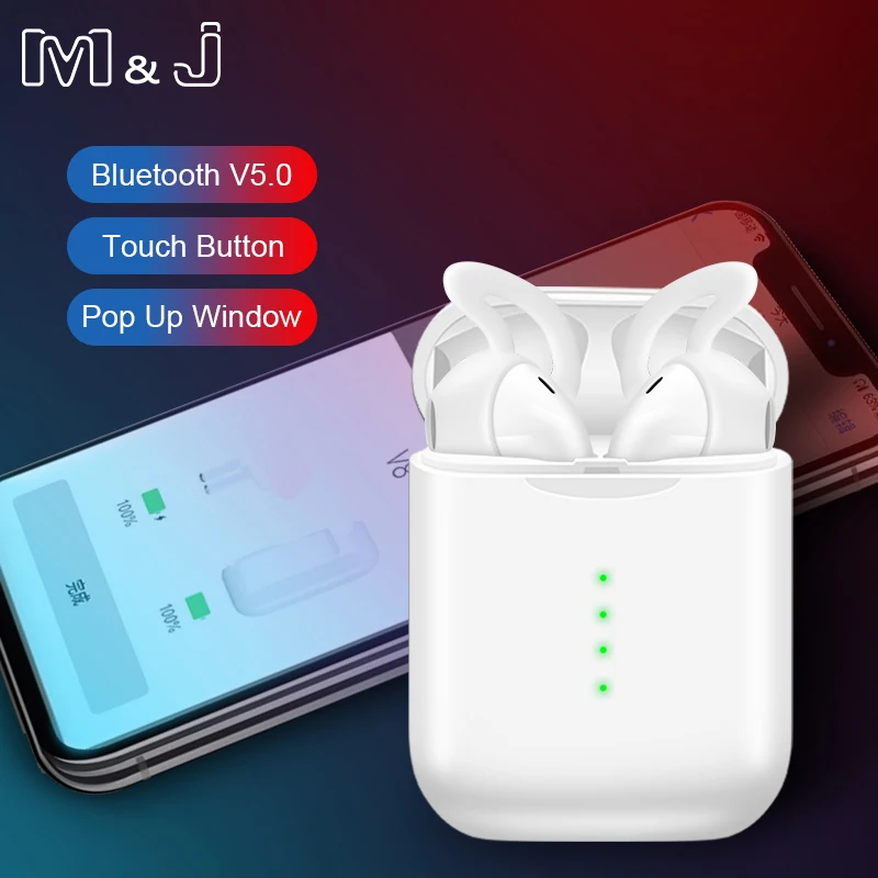 Оригинальные всплывающие наушники V8 TWS Bluetooth 5,0, мини беспроводные стерео сенсорные наушники, наушники PK i10 i20 i30 i80 i100, Прямая поставка