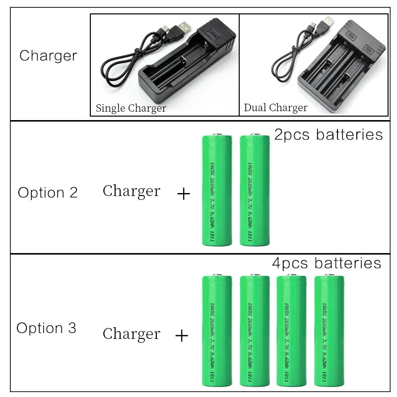Дверной звонок USB зарядное устройство с 18650 Интерком 2600 мАч батарея для eken V5 V6 V7 WiFi дверной звонок Anytek B10 B30 для батареи электронной сигареты