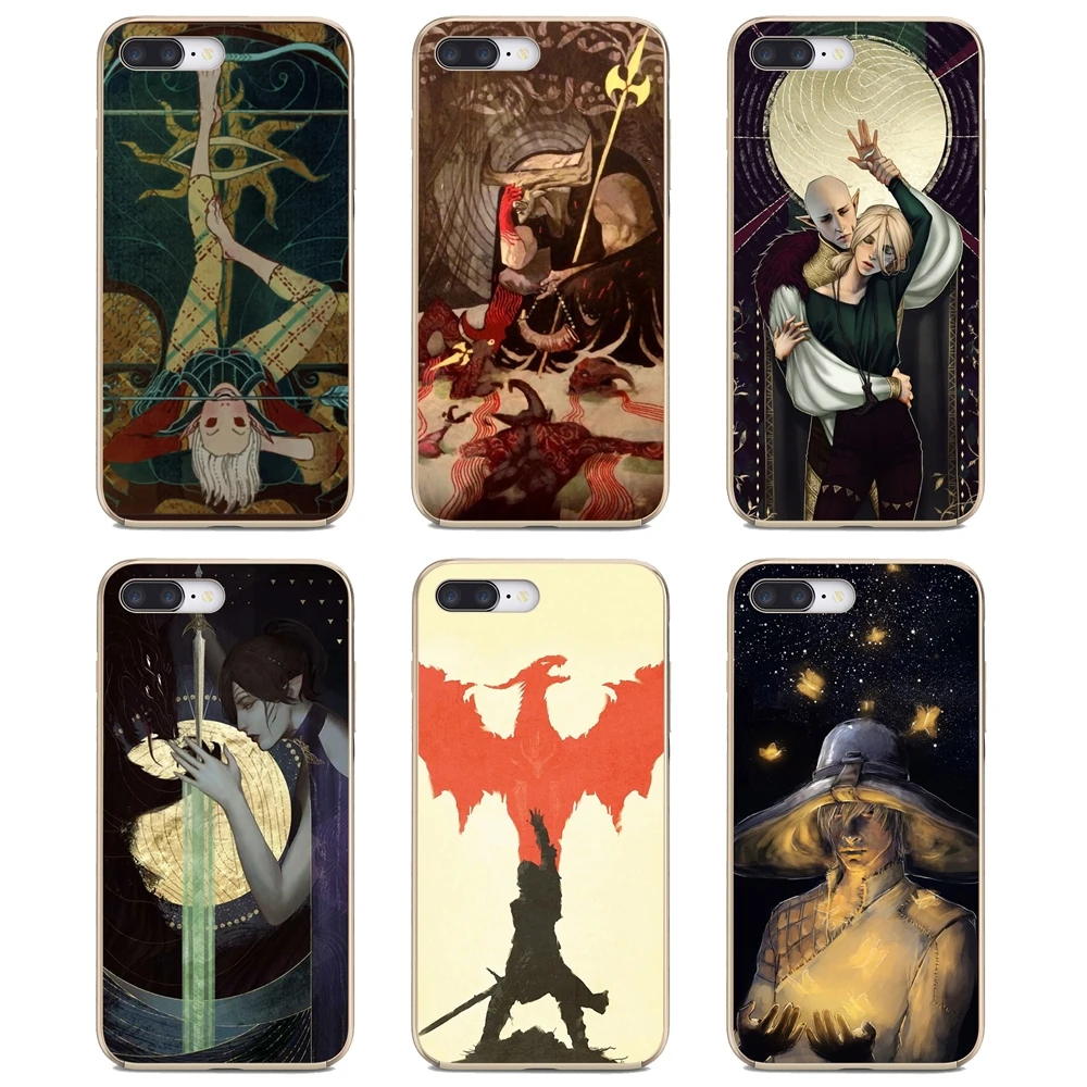 

For Apple iPhone 10 11 12 Pro Mini 4S 5S SE 5C 6 6S 7 8 X XR XS Plus Max 2020 Cool-Dragon-Age-Inquisition Soft Case