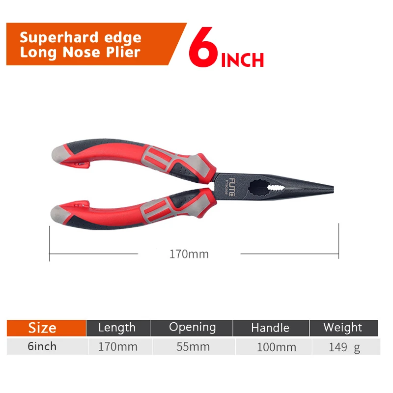 Superhard Alloy Professional Plier Wire Stripper Cutting Cable Cutter Diagonal Long Nose Nippers Electric Forceps Hand Tools | Инструменты