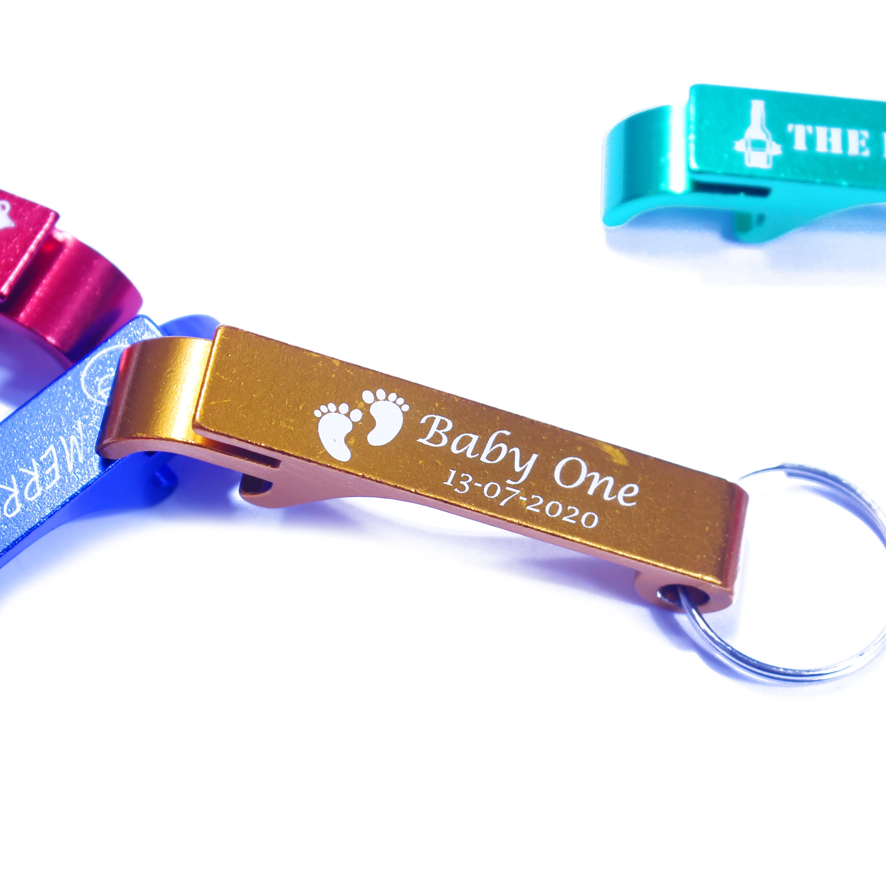 50x персональный гравированный открывалка для бутылок брелки ключей 4 в 1 пивная