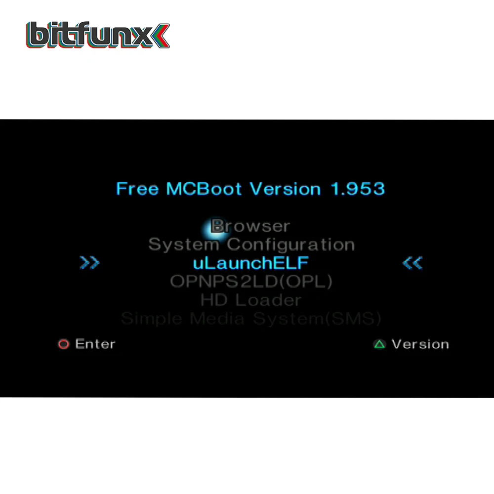 Карта памяти Bitfunx Free McBoot 16 Мб для карты памяти PS2 FMCB v1.953