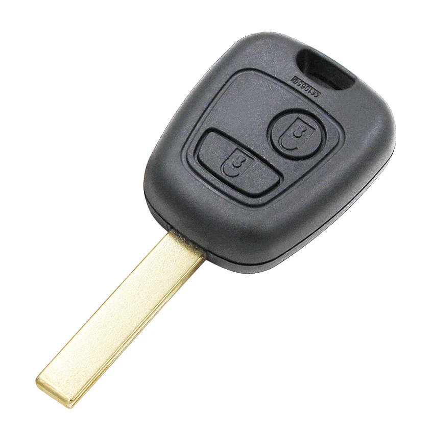 HU83 2 кнопки дистанционного ключа оболочки чехол fob для peugeot 206 307 для Citroen Berlingo Xsara Picasso с uncut HU83/NE72/SX9 лезвие - Цвет: HU83