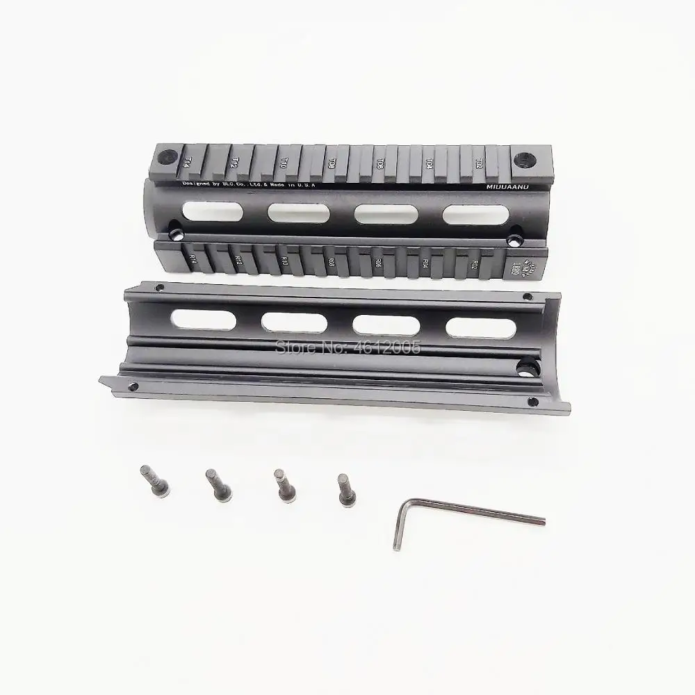 AR-15 Drop-In Quad Rail из двух частей AR 15 Handguard алюминий 6,7 дюймов для M4 M1