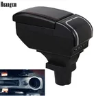 Подлокотник для Dacia Sandero, центральный ящик для хранения, подлокотник с подстаканником и пепельницей, 9 портов USB