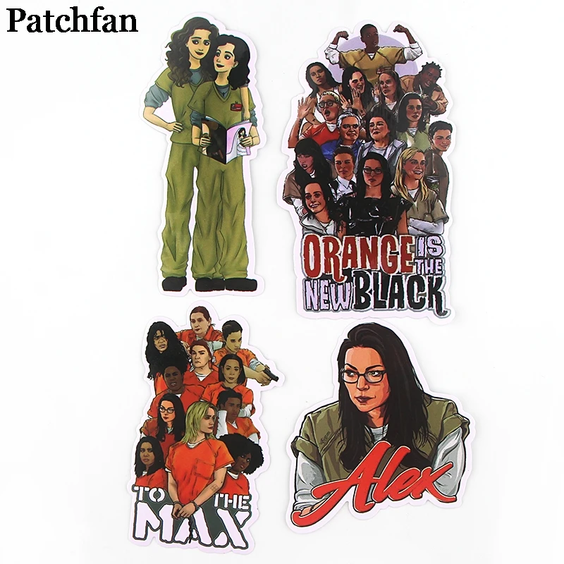 Patchfan 35 шт. Оранжевый черный дети забавные наклейки пакет письмо креативный стиль для DIY настенный телефон Скрапбукинг альбом A2294