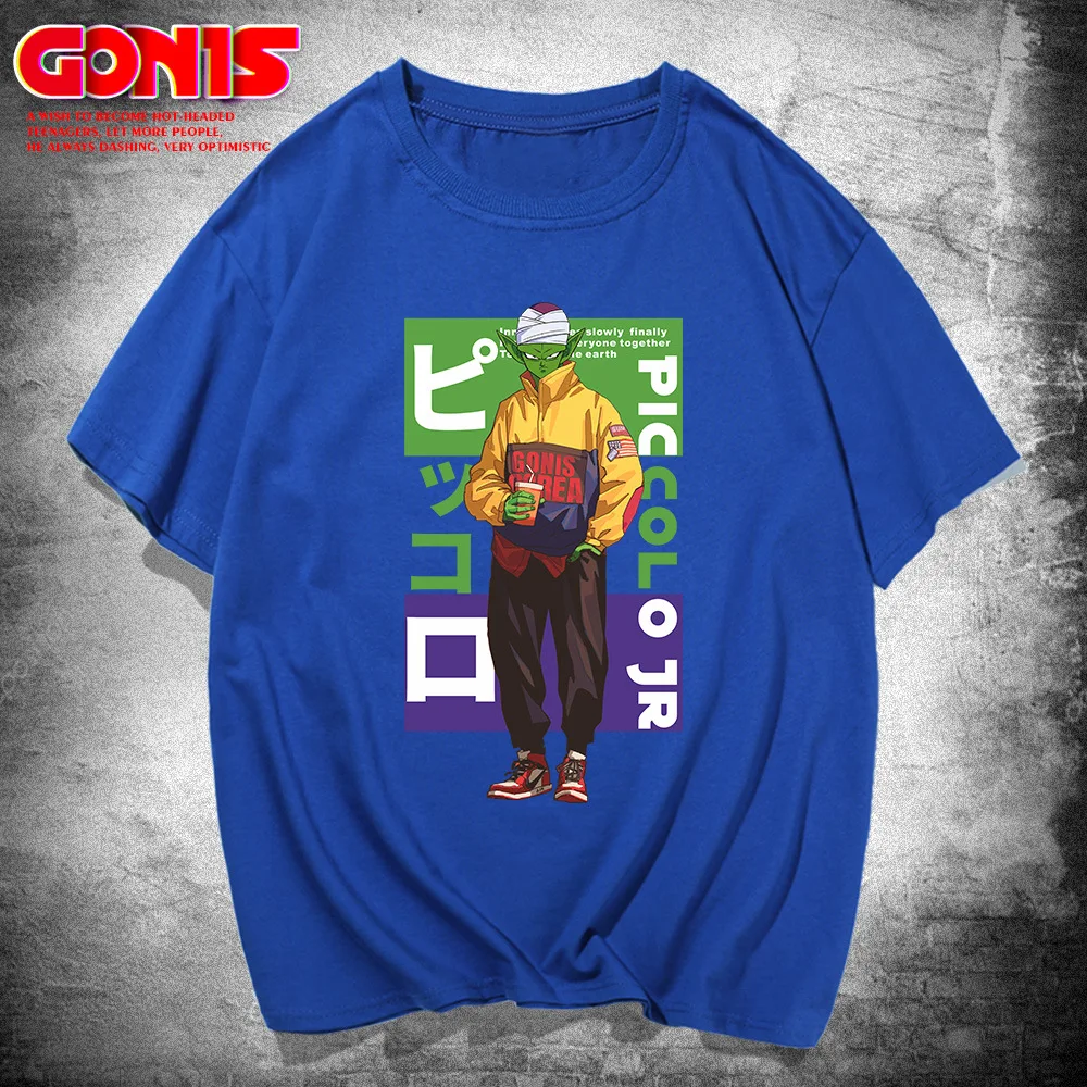 

Casual T-shirt Boys Dragon Piccolo Printed Streetwear Male Tops Teeshirt Man Short Half Sleeve Fashion T Shirt Hip Hop Clothes