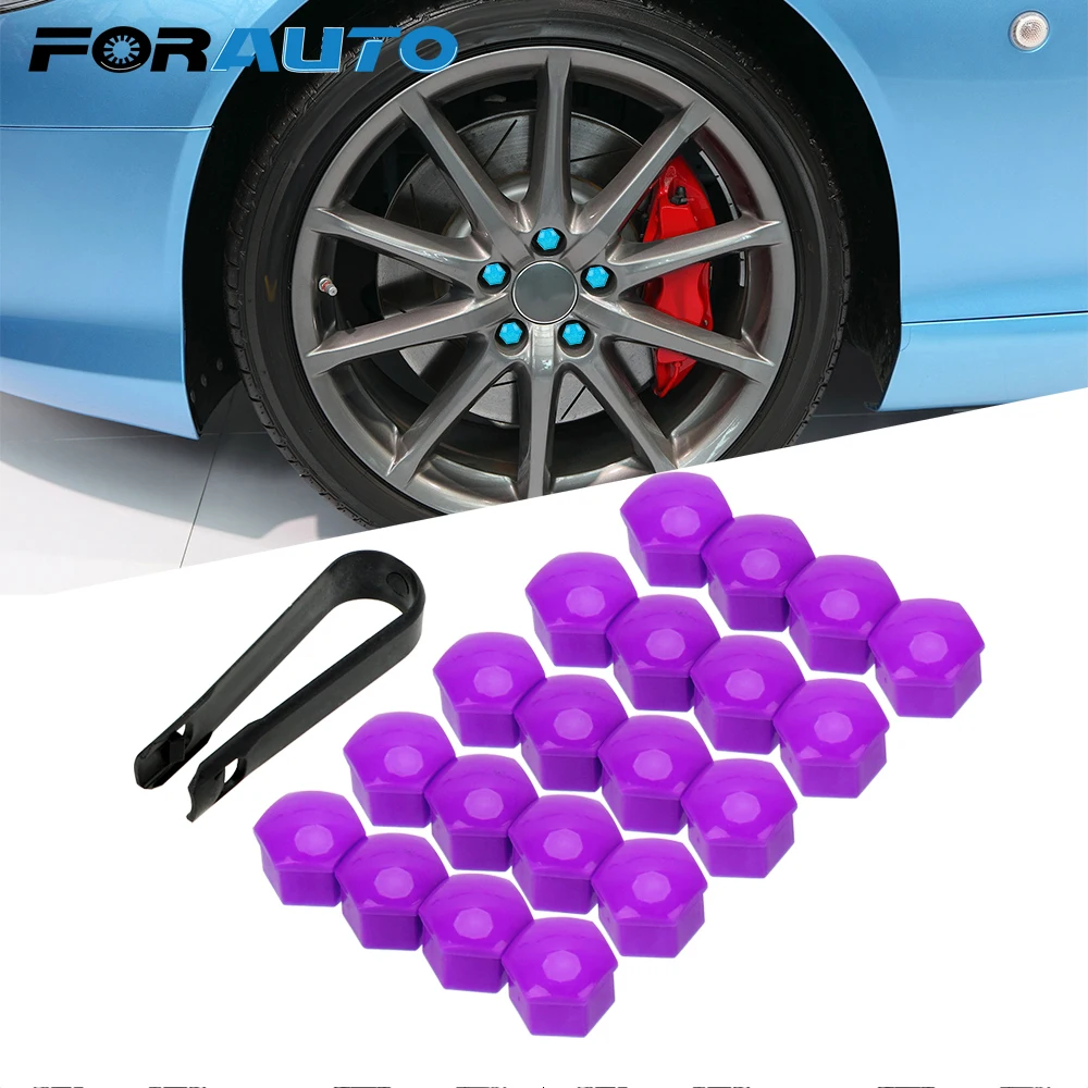 FORAUTO 20 шт. Автомобильная втулка винтовая крышка автомобильный Стайлинг Резьбовая