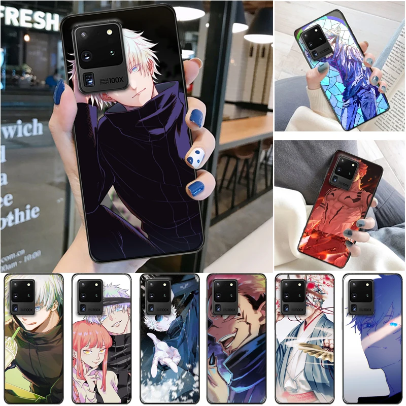 

Jujutsu Kaisen Yuji Itadori Fushiguro Megumi Satoru Gojo Sukuna Phone Case For Samsung Galaxy S20 Ultra FE Lite Plus Carcasa