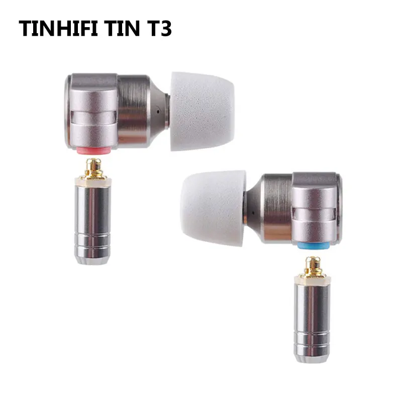 Гибридные Hi Fi наушники вкладыши TINHIFI TIN T3 премиум одиночные Knowles BA съемные кабели