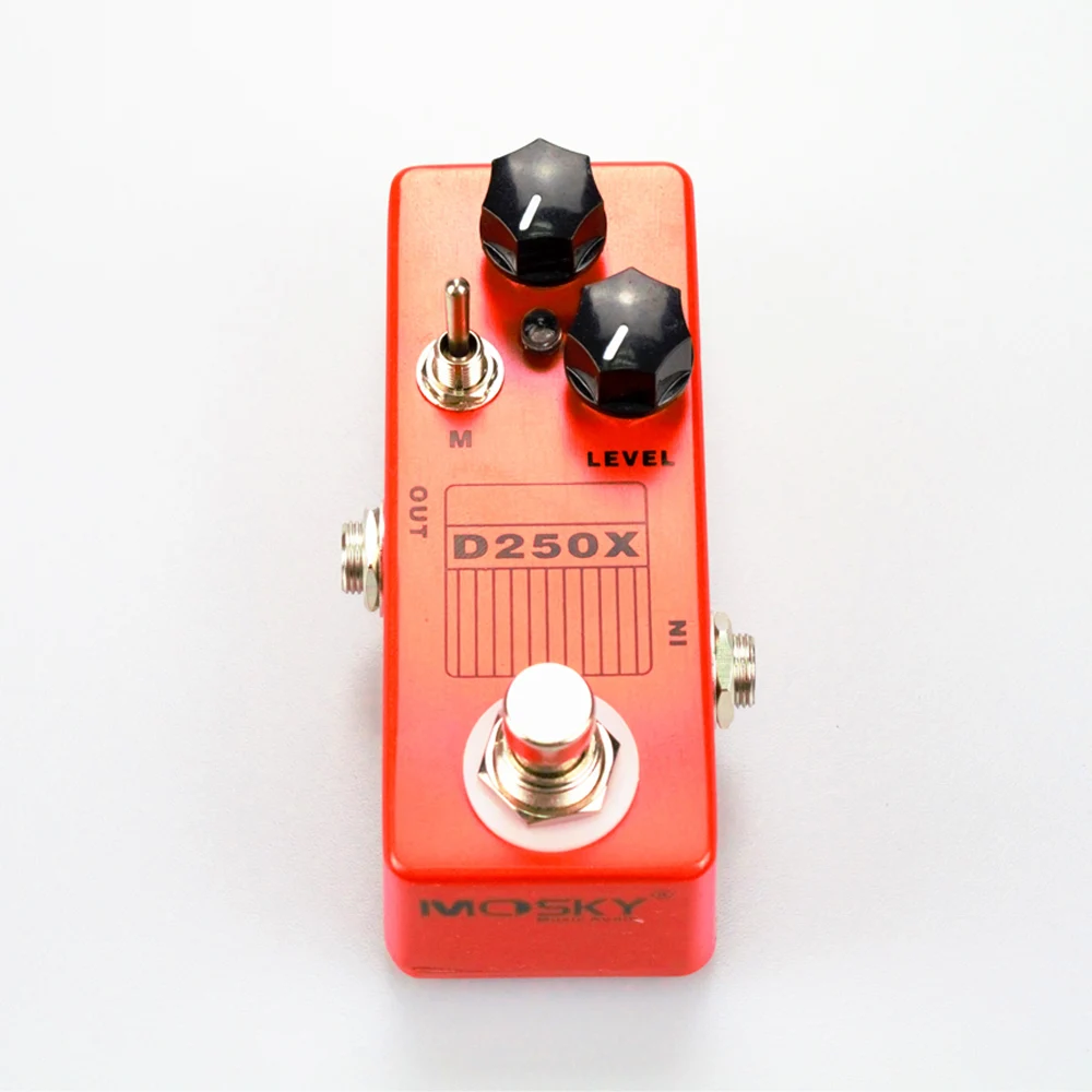 Mosky D250X предусилитель Overdrive гитарная педаль привода для звукового эффекта