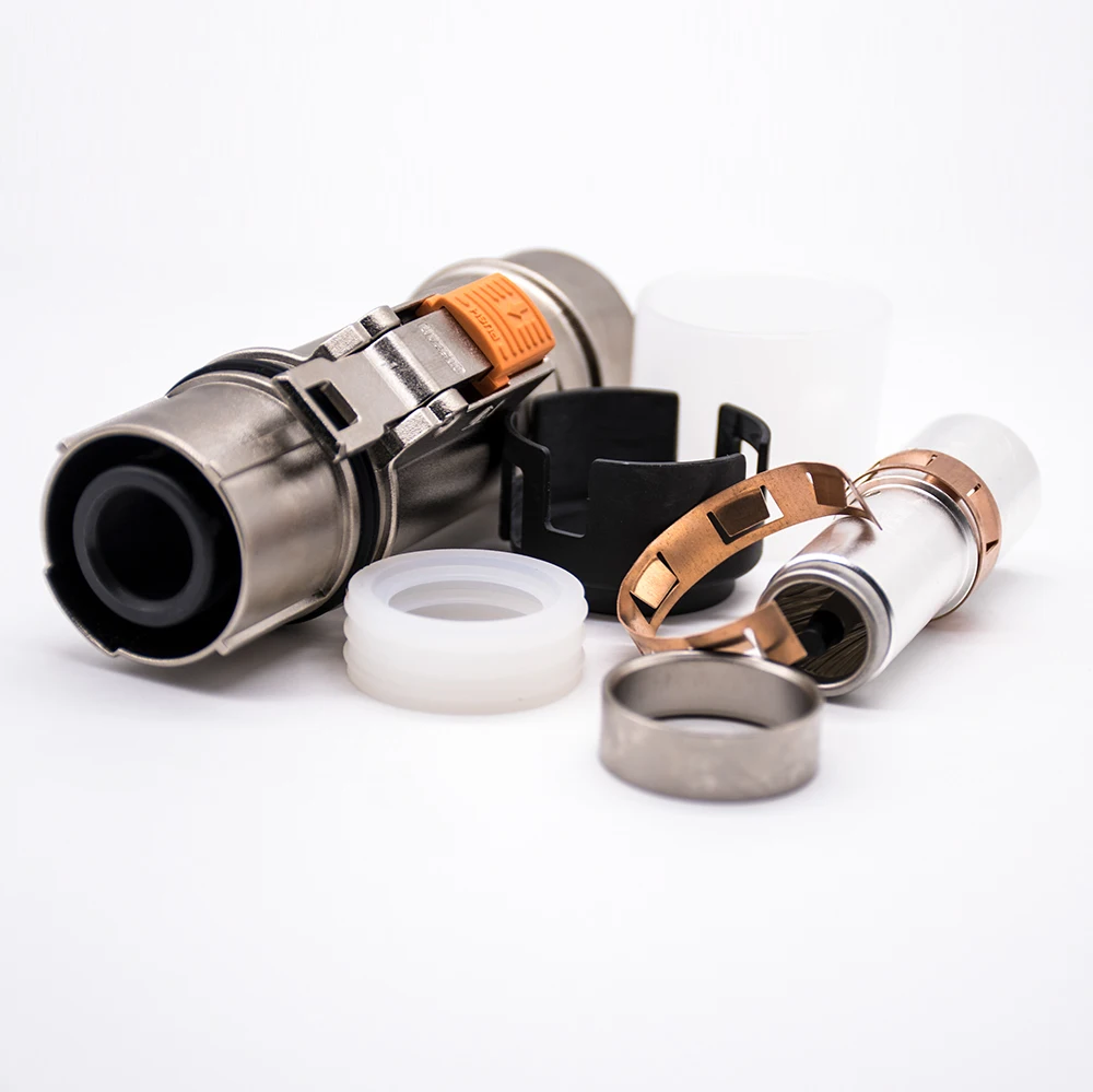 

High Voltage 1Pin 400A HVIL Plug Metallic Connector for EV Car