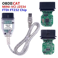 obdiicat mini vci tis v14 30 023 ftdi for j2534 mini vci cable obd obd2 car diagnostic auto scanner tool