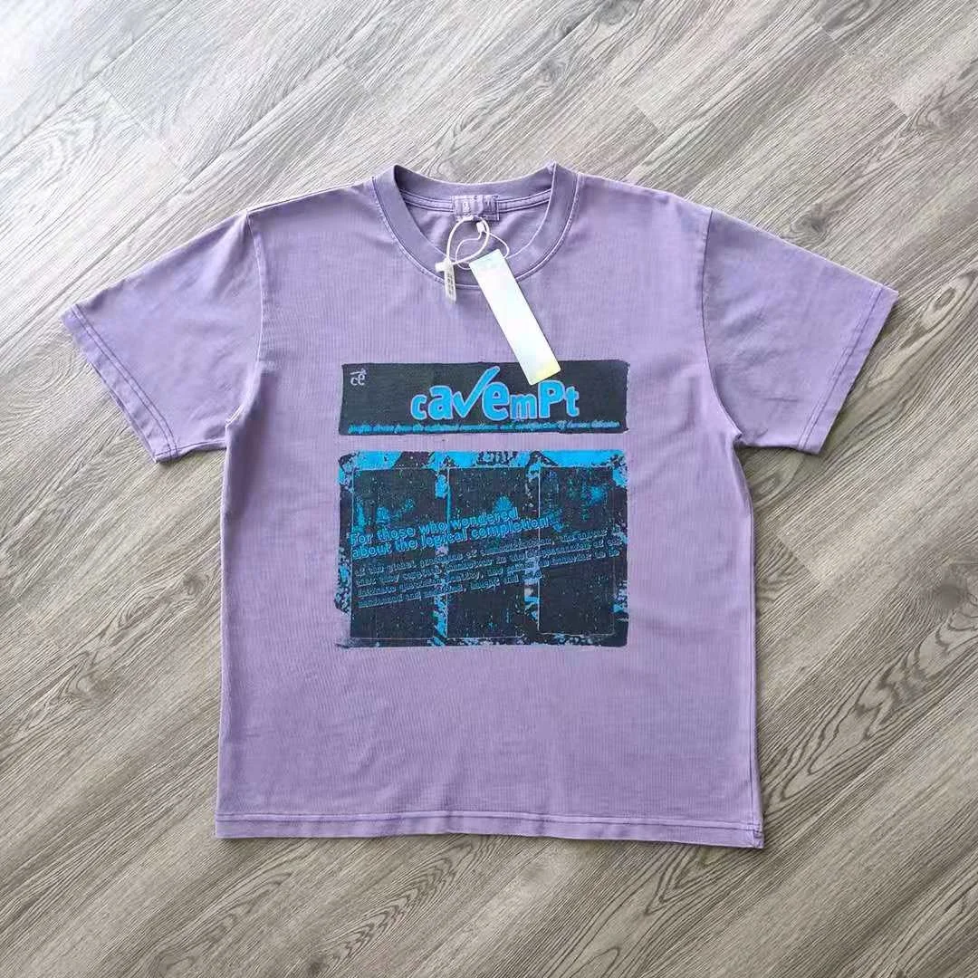 

Женская футболка с принтом «батик», фиолетовая футболка большого размера, Y2k