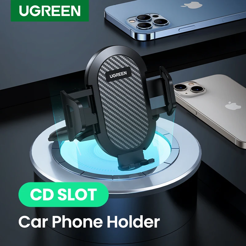 

UGREEN Автомобильный держатель для телефона, подставка для мобильный телефон, CD слот, гравитационная автомобильная подставка для телефона, по...