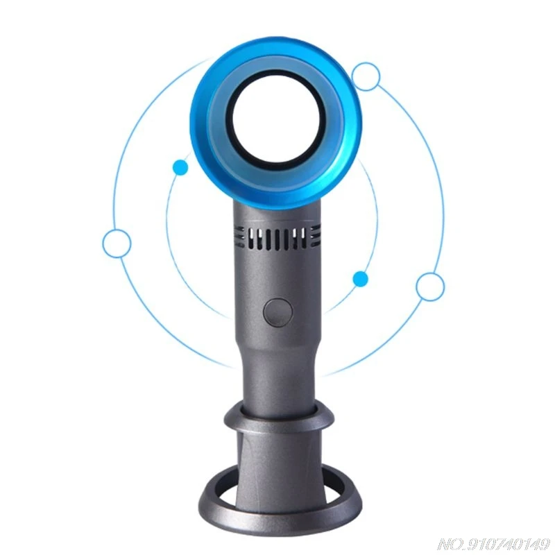 

Mini Portable Handheld Bladeless Fan USB Rechargeable Leafless Cooling Fan Cooler with 3 Speed Level N20 20 Dropshipping
