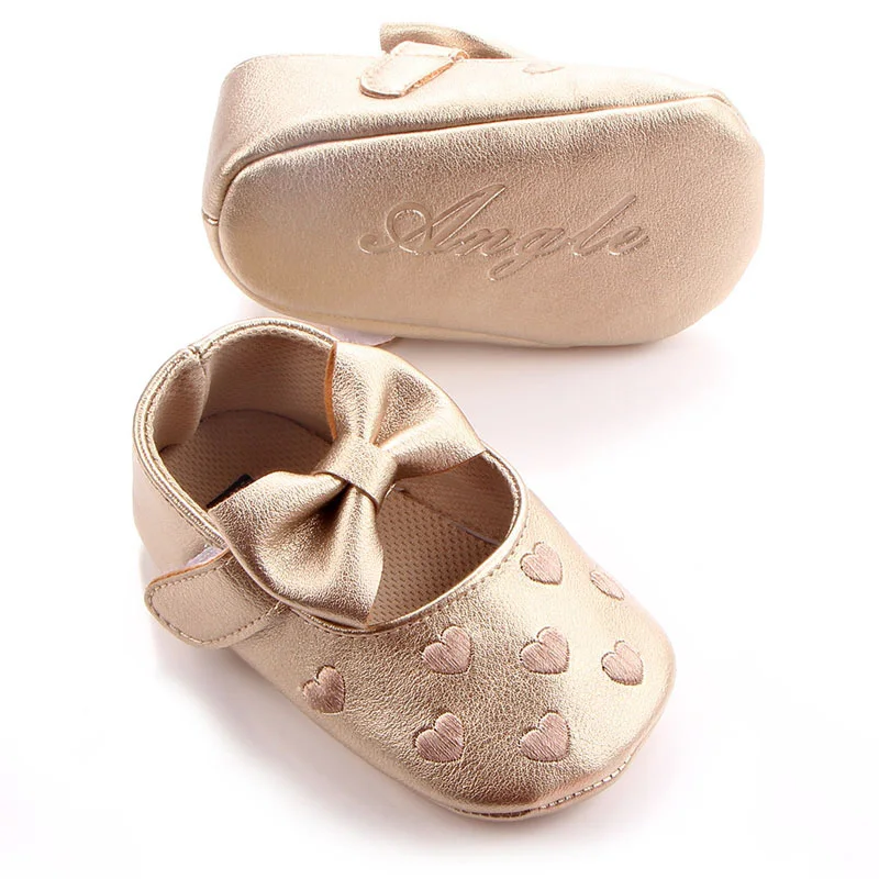 

Newborn Baby Girls First Walkers Shoes Toddler Soft Sole Anti-slipBaby Shoes bowknot baby shoes girls Waterproof breathable