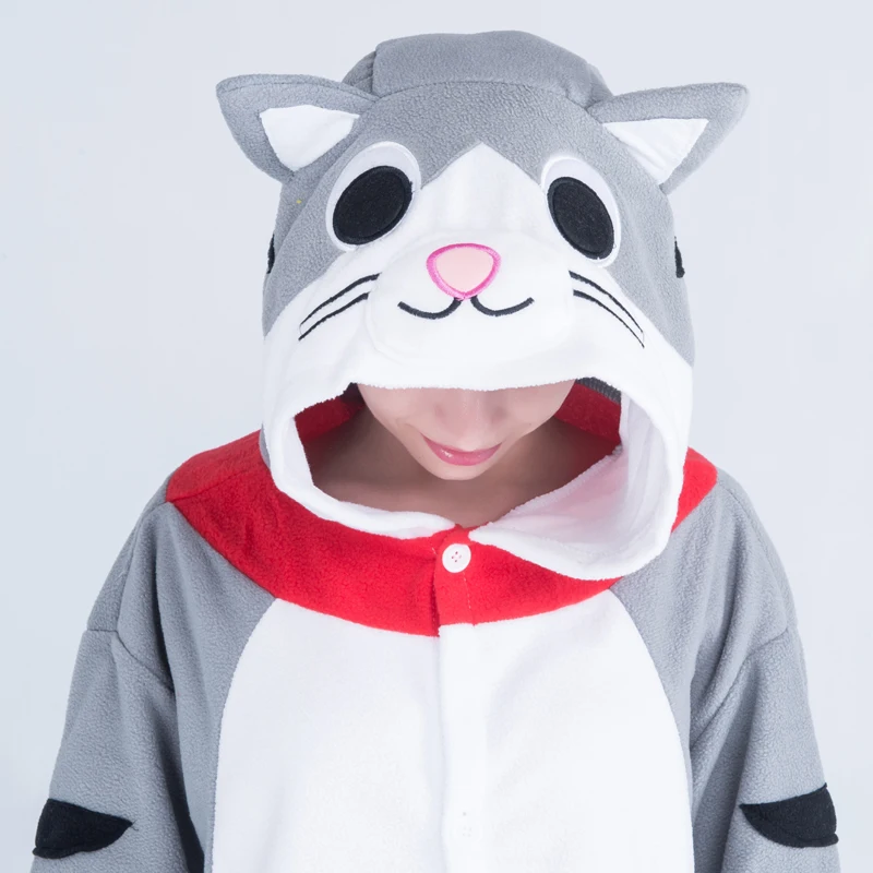 Сыр Cat Комбинезоны для взрослых мультяшное кигуруми женщин одежда мальчиков