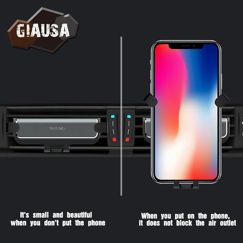 Автомобильный держатель для телефона GIAUSA Gravity универсальный автомобильный мини