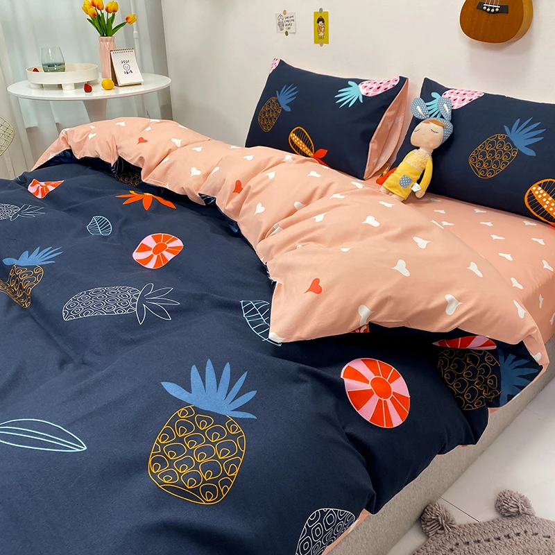 Набор постельного белья UPzo-Fruit мягкая утолщенная Простыня из полиэстера с