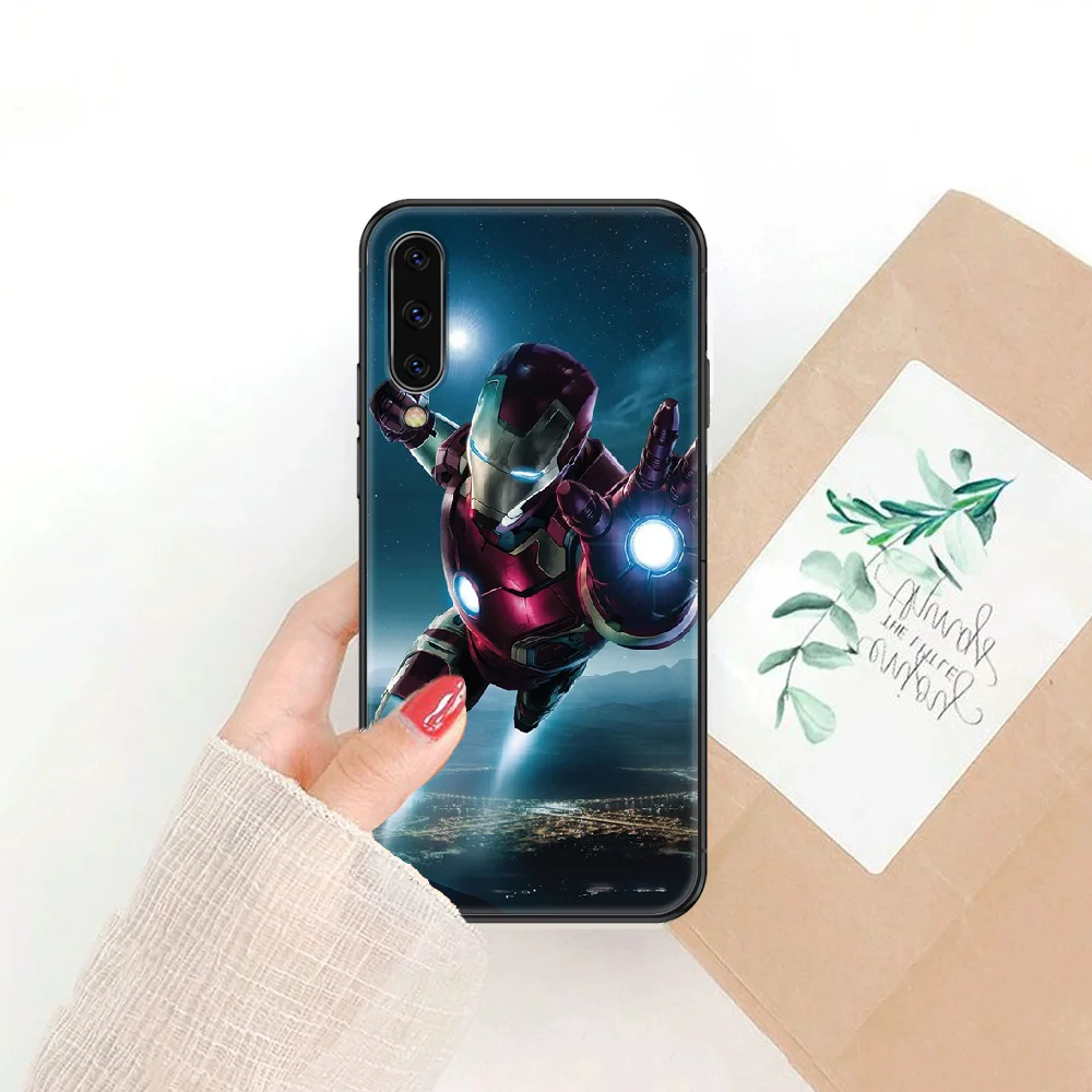 

Man Superhero Iron Phone case For Samsung Galaxy A 3 5 7 8 10 20 21 30 40 50 51 70 71 E S 2016 2018 4G black pretty cell cover