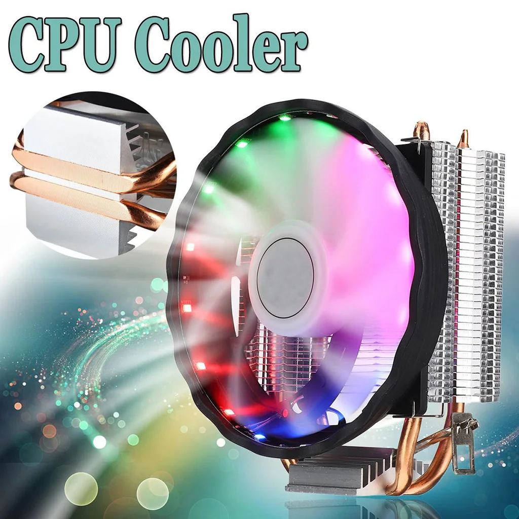 Светодиодный охладитель ЦП RGB 4pin Охлаждающий радиатор для 939/940/938/FM1/FM2/AM4/AM3 +/AM3/AM2