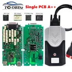 A + TCS PRO 2017 R3 зеленая Одиночная печатная плата FT232RQ 9241A чип TCS NEC Реле для автомобилягрузовика OBD2 диагностический сканер