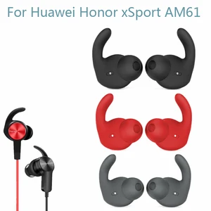 ear pads silicone case for huawei honor xsport am61 bluetooth earphone covers ear caps cushion eartips for earphones accessories free global shipping