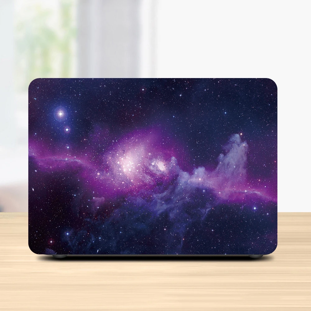 Жесткий чехол для ноутбука с изображением Вселенной звездного неба + клавиатуры