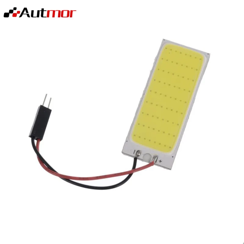 AUTMOR лампа для чтения автомобиля плоский светильник свет крыши 12 В 3 6 Вт 6500 к T10 BA9S