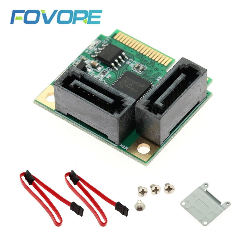 Адаптер-переходник Mini PCI-E PCI Express на SATA 3 0 адаптер для жесткого приводной