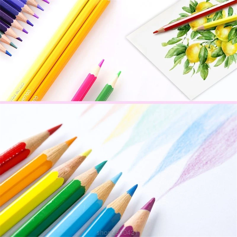 

72 Pcs/Set Colored Pencils Including Coloring Pencils, Travel Case, Pencil Sharpener, a Perfect Gift N06 20 Dropshipping