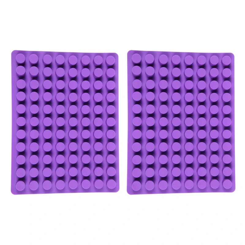 

2X 88 Holes Silicone Ice Mold DIY Creative Small Round Shape Ice Mold Fruit Ice Cream Maker Bar Kitchen Accessories