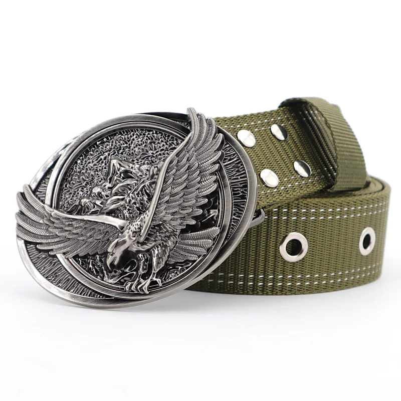 

New Nylon Belt Men's Outdoor Tactical Smooth Buckle of Jeans Canvas Belt Designer Belts Men High Quality