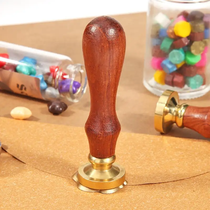 Штамп для восковой печати в стиле ретро деревянный штамп с животными