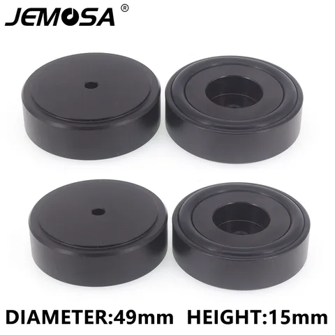 49*15 мм алюминиевые ножки усилителя амортизатор HIFI усилитель резиновые ножки ножки проигрывателя аудио динамик изоляция ножки Pad