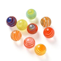 9pcs 16mm glass ball cream console game pinball machine cattle small marbles pat toys parent child machine beads