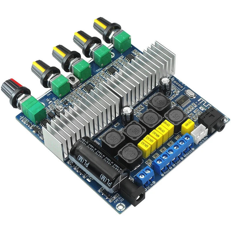 TPA3116D2 DC12V-24V Bluetooth 4 2 сабвуфер аудио усилитель плата 1 канала мощность 2x50 Вт + 100 TPA3116 |
